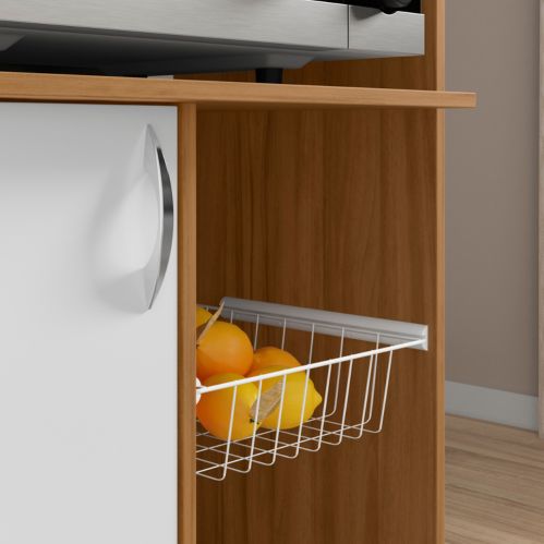 Cestos em aramado branco