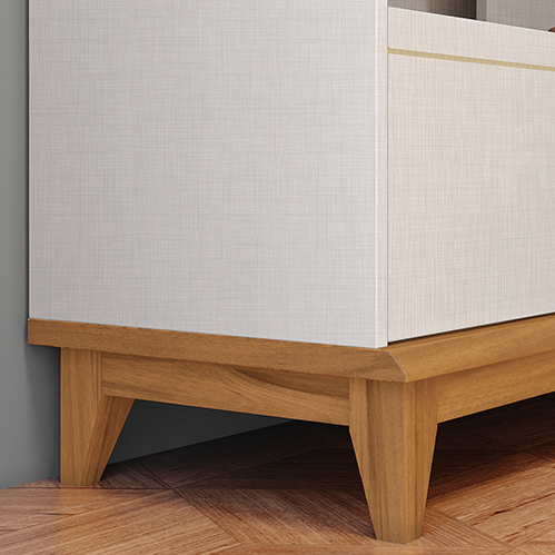 Pés em madeira maciça